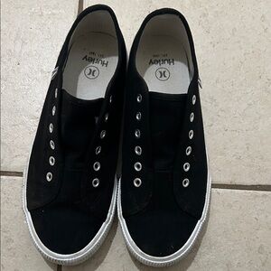 Hurley Black and White Casual Sneakers